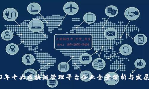 2023年十大区块链管理平台企业全景分析与发展趋势